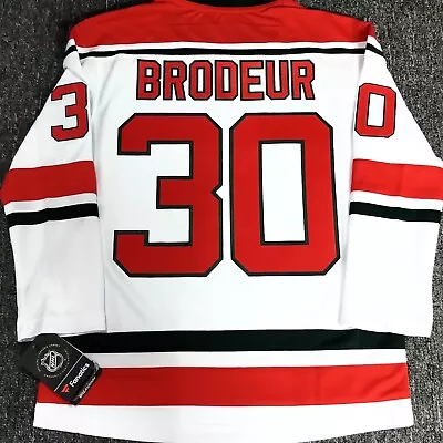 Retro-youth-s/m Martin Brodeur Nj Devils Fanatics Heritage Nhl Hockey Jersey • $129.99