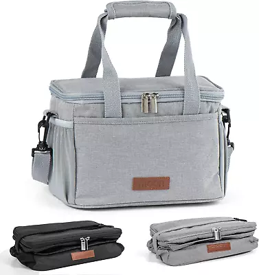 Moon Pack'd Lunch Bag With Bottle Holder - Insulated Cool Bags For Women Men - • £26.09