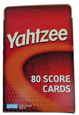 Yahtzee Score Pads 80 Score Cards USA Made  New Sealed Parker Brothers Vintage • $8.99