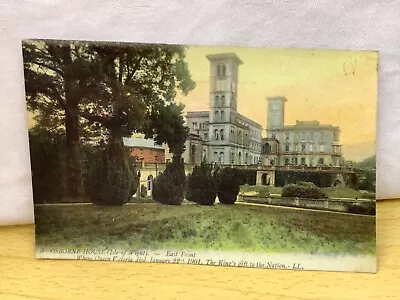 Osborne House East Cowes Isle Of Wight Where Queen Victoria Died 1901  LL Pc • £2