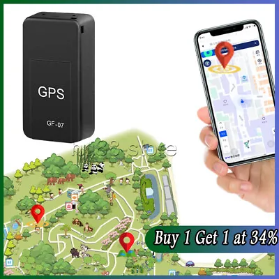 GF07 Mini GPS Real Time Car Locator Tracker Magnetic GSM/GPRS Tracking Device UK • £6.39