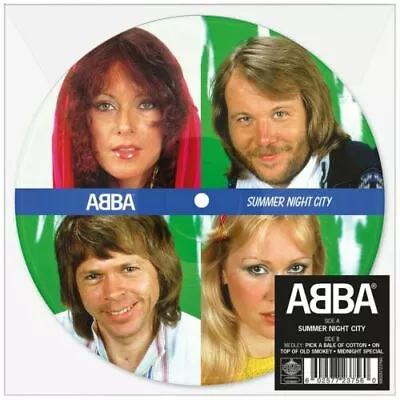 ABBA Summer Night City Single 7  Picture Disc Vinyl New Sealed • $21.52