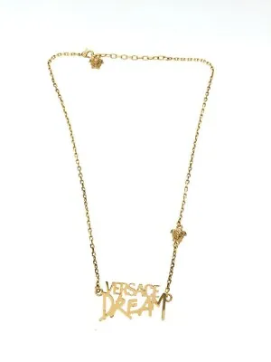 VERSACE GIANNI VERSACE Necklace Dream Pendant Rare AUTH MEDUSA Vintage Gold • $394.99