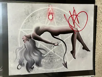 In This Moment - Maria Brink - Ritual VIP 8  X 10  - Authentic Signature **READ • $59.99