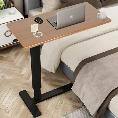 X-Large Rolling Laptop Desk Medical Adjustable Overbed Bedside Table With Wheels • $81.97