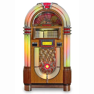 Rock-Ola Nostalgic Cd Bubbler Jukebox - Walnut • $9000