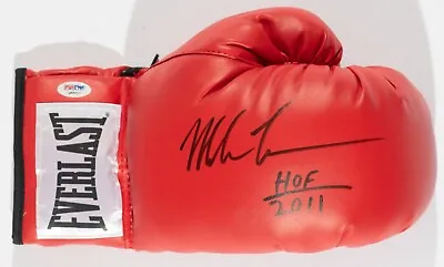 Mike Tyson Signed Everlast Boxing Glove PSA/DNA COA W/ HOF 2011 Auto Autograph R • $499.99