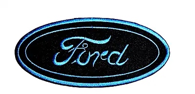 Ford  Classic Blue / Black Iron Sew On Embroidered Patch Est. 5  Oval • $12.75