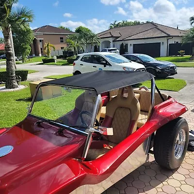 NEW Heavy Docryl Best Fit BLACK Bikini Soft Top Meyers Manx Dune Buggy VW Clone • $275