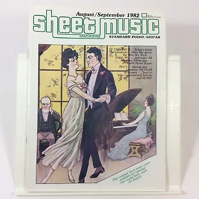 Vintage Sheet Music Magazine August Sept 1982 Standard Piano Guitar Songbook • $8.51