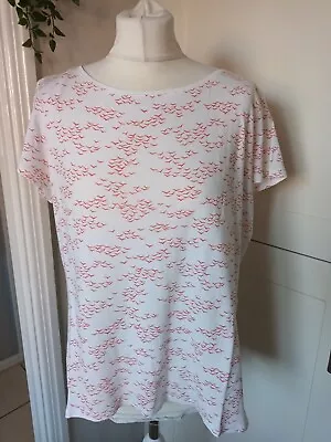 BNWOT Papaya - Ladies Size 20 Spring Summer Short Sleeved Birds Print Top • £5.99