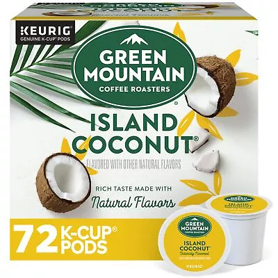 Green Mountain Coffee Island Coconut K-Cups Light Roast Coffee 72 Count • $39.99