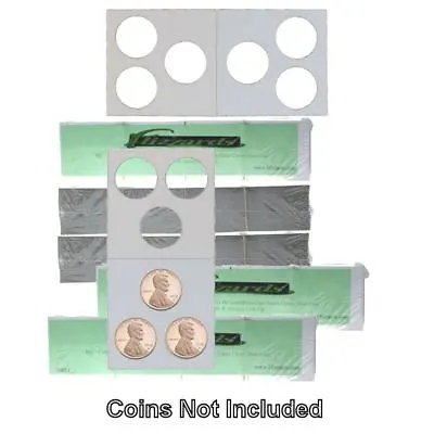3 Hole - Penny/Cent Guardhouse 2x2 Mylar/Cardboard Coin Flips 500 Pack • $26.98