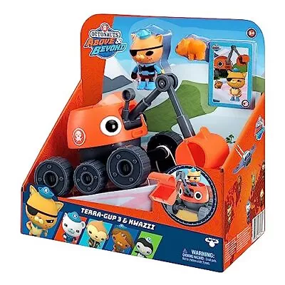 Octonauts Above & Beyond Terra Gup 3 And Kwazii Deluxe Toy Vehicle & Figure S... • £21.84