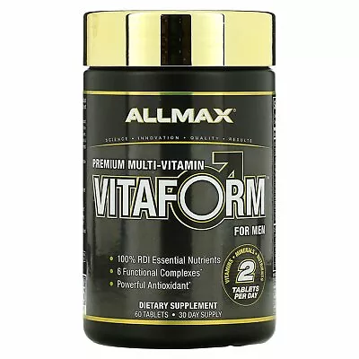 Vitaform Premium Multi-Vitamin For Men 60 Tablets • $17.35