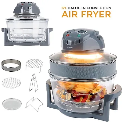 £33.85 • Buy 17L Halogen Convection 1400W Electric Cooker Oven Air Fryer With Extender Ring