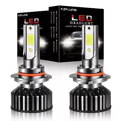 9006 LED Headlight Bulbs Conversion Kit Low Beam Super White 6000K Low Latency • $28.63