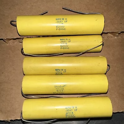 15kv Capacitor .0047 Axial Lead. Bag Of 5 Pieces • $12