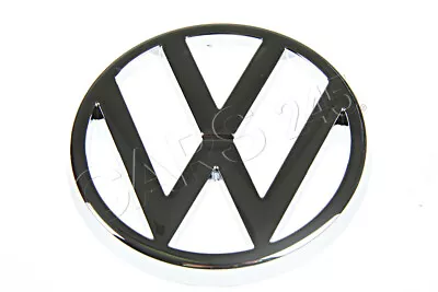 Genuine 70s-80s VW Front Grille Badge Chrome Emblem Golf Jetta T3 95mm • $32.65