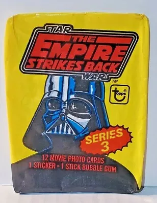 Vintage Star Wars Topps 1980 Series 3 Movie Photo Cards  Empty Wrapper Kenner Ad • $8.95