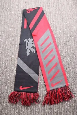 $22.80 • Buy Nike Manchester United Soccer Football Scarf Reversible Fred The Red Devil Black