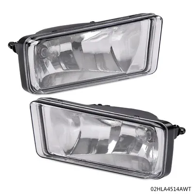 FIT FOR 07-15 CHEVY SILVERADO GMC SIERRA CLEAR LENS BUMPER FOG LIGHT Lamps Pair • $18.51