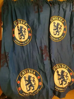 Retro Chelsea Curtains Excellent Condition 56  Long Vintage • £21.99