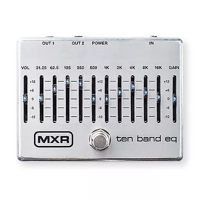 Used MXR M108S 10 Band Graphic EQ Equalizer Guitar Effects Pedal • $124.95