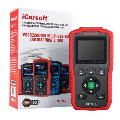 ICarsoft VOL V1.0 Fits Volvo Saab OBD2 Diagnostic Fault Code Reset Scanner Tool • $163.03