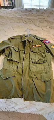 Vintage Vietnam War 1965 Or Earlier M-1951 Sateen OG 107 Field Jacket Coat Small • $55