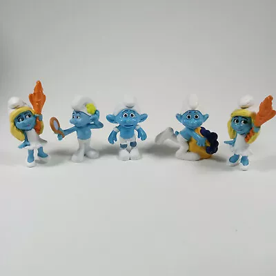 McDonalds Happy Meal Toy 2011 Smurfs Figure Smurfette Vanity Panicky Greedy • $9.95