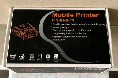 £7.50 • Buy MUNBYN MINI USED Thermal Mobile Receipt Printer Android