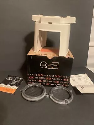 Vintage Veg-O-Matic Food Dicer/Sliver Original Box USA  1963 POPEIL BROTHERS 707 • $24.90