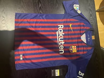 Barcelona Signed Shirt Signed By Lionel Messi • £2000