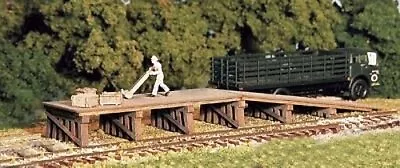Monroe Railroad Loading Dock Kit - N Scale Model Railroad Building Accessory • $12.30