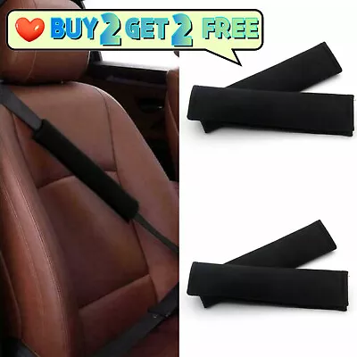 2+2 Free Car Seat Belt Pad Cover Harness Safety Shoulder Strap BackPack Cushion • £3.31