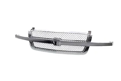 All Chromed Grille For Chevrolet Silverado 1500 2500 3500 Avalanche Pickup Truck • $125.40