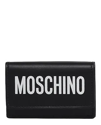 Moschino Womens Logo Leather Wallet • $161.99