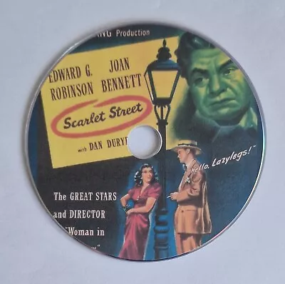 Scarlet Street 1945 Dvd Public Domain Film Edward G. Robinson Dan Duryea • £3.80