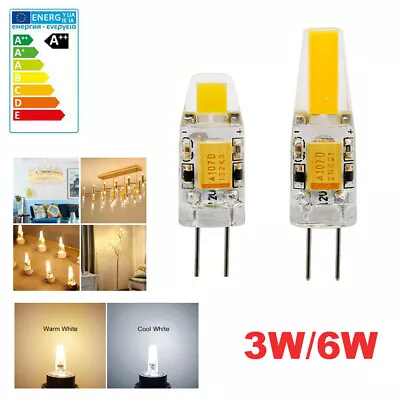 LED G4 3W 6W COB Light Bulb Dimmable Capsule Lamp AC DC 12V Replace Halogen Bulb • £2.88