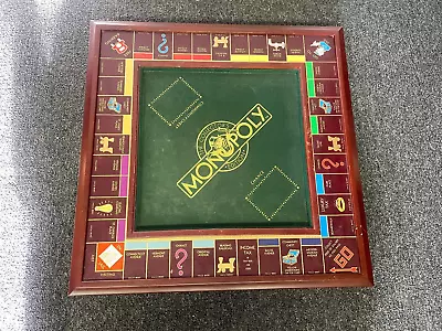 Franklin Mint Monopoly Collectors Edition Cherry Wood Board Game 1991 • $119.99