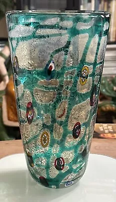 Vintage Murano Art Glass Vase By Mariana Iskra  10  • $64.99