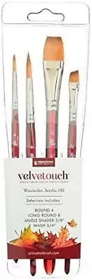 Princeton Velvetouch Mixed-Media Brushes For Acrylic Watercolor Series 3950 • $18.50