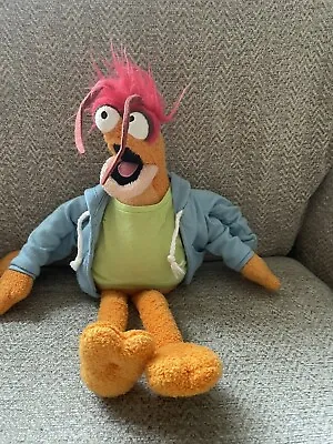 Muppets Pepe The Prawn Plush Disney Store Beanbag Doll 15  Rare Authentic  • $105.79