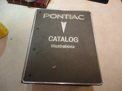 $99 • Buy 1960's-1975 Pontiac Chassis Body Parts Catalog Book Text & Illustr GTO Firebird