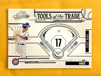 2005 Playoff Absolute Memorabilia Tools Of The Trade Black #TT83 Mark Grace /100 • $9.99