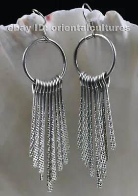 Tribal Exotic Chinese Handmade Miao Silver Earring • $17