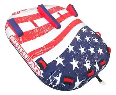 Airhead Stars And Stripes 2 1-2 Rider Towable Tube For Boating  53-4312 • $159