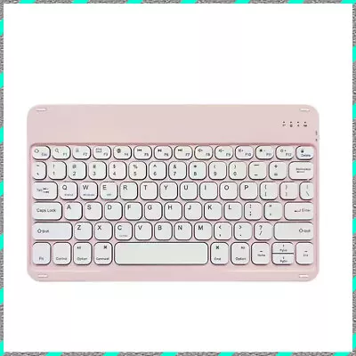 For Mac PC Ipad Square Button Mini Mute Wireless Bluetooth Rechargeable Keyboard • £27.88