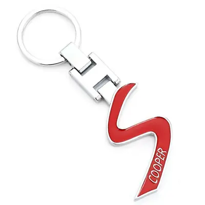 Metal S Logo Car Keyring Keychain Key Chain Key Holder For MINI COOPER • $10.99
